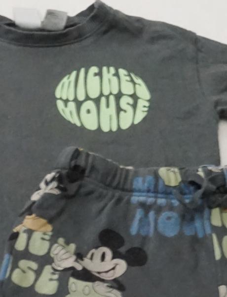 T-Shirt mit kurzer Hose Gr. 74 von H&M by Disney (2633)